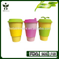 E-co vert BAMBOO FIBRE tasse à café avec housse en silicone